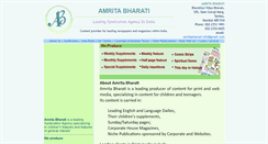 Desktop Screenshot of amritabharati.com